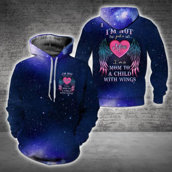 I'm A Mom To A Child With Wings 3D All Over Print | For Men & Women | Adult | HP1154-BehighStyle