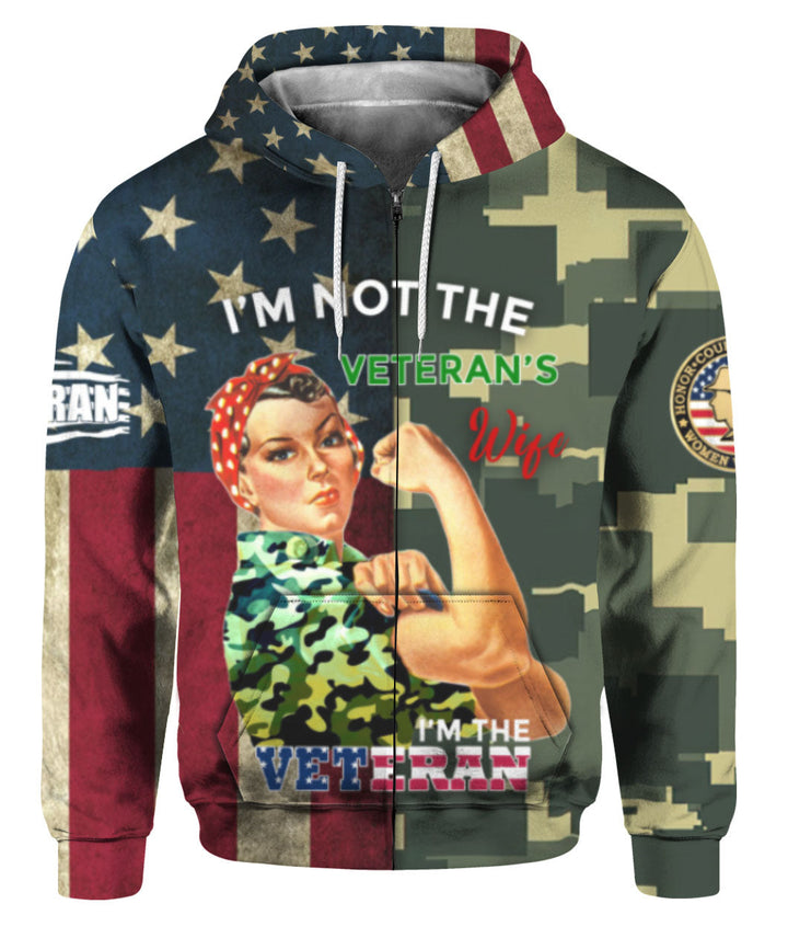 I'm Not The Veteran's Wife 3D All Over Print | For Men & Women | Adult | HP1006-BehighStyle