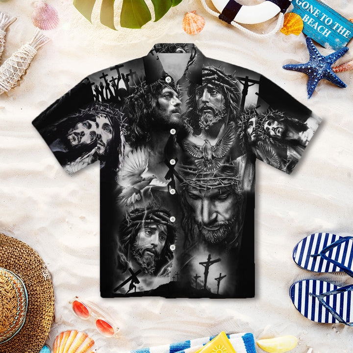 In The Darkest Hour And Found Jesus Hawaiian Shirt | For Men & Women | HW2198-BehighStyle