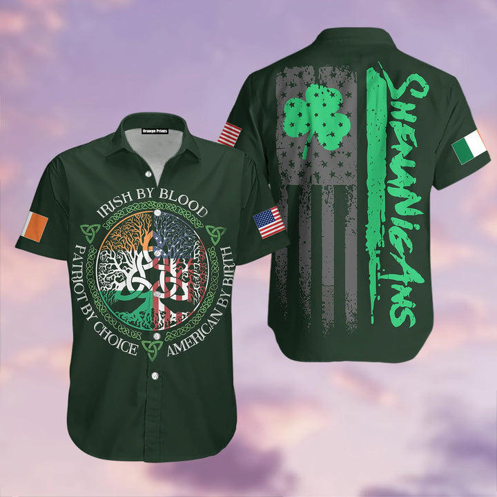 Irish By Blood American By Birth Hawaiian Shirt | For Men & Women | HW1678-BehighStyle