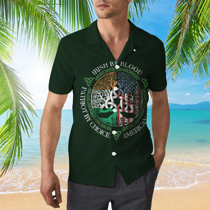 Irish By Blood American By Birth Hawaiian Shirt | For Men & Women | HW1678-BehighStyle