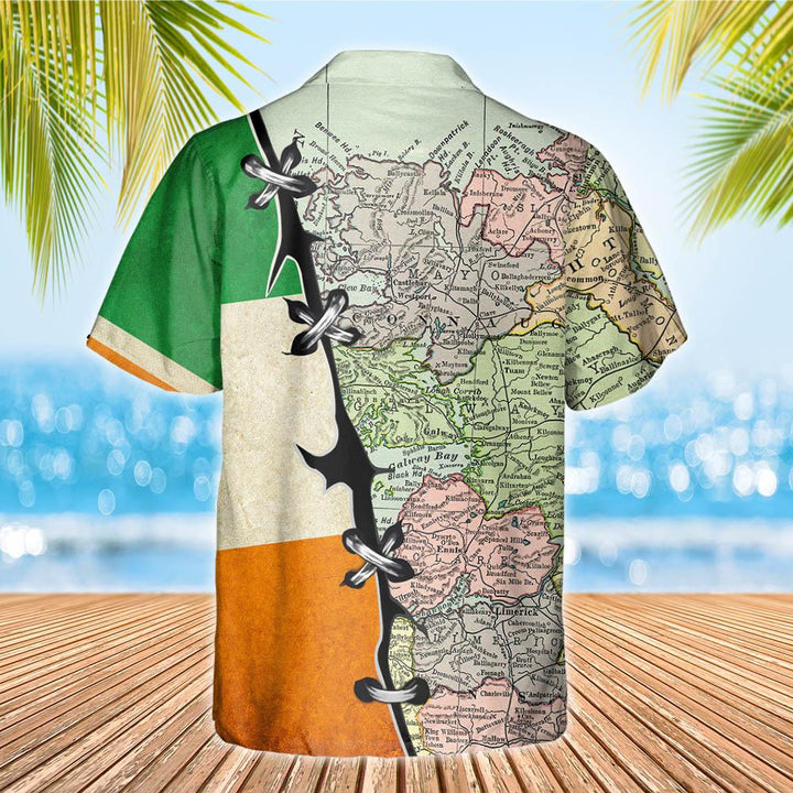 Irish By Blood American By Birth Patriot Hawaiian Shirt | For Men & Women | HW1739-BehighStyle