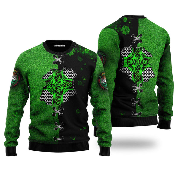 Irish St.Patrick Celtic Knot  Ugly Christmas Sweater | For Men & Women | UH2217