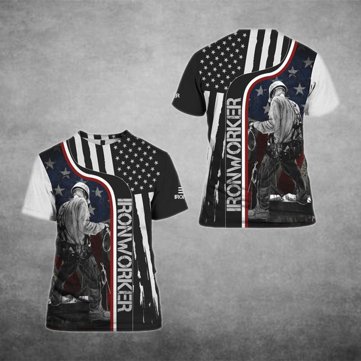 Ironworker Flag 3D All Over Print | For Men & Women | Adult | HP150-BehighStyle