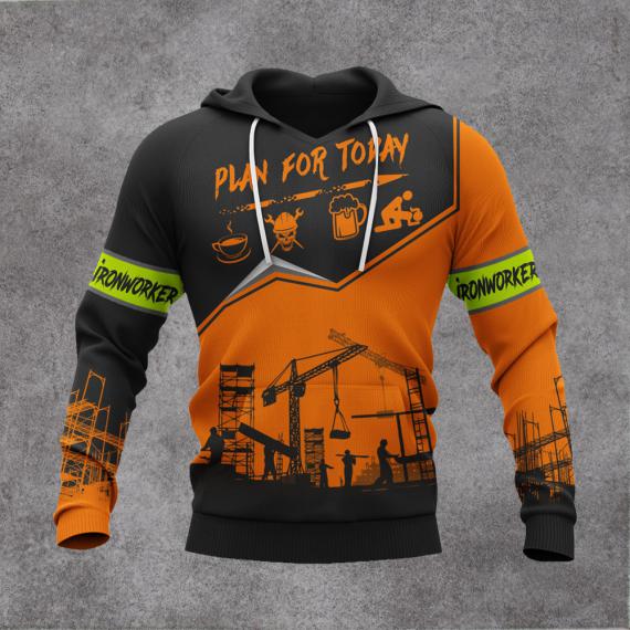 Ironworker Plan For Today Labour Day Gifts 3D All Over Print | For Men & Women | Adult | HP1315-BehighStyle