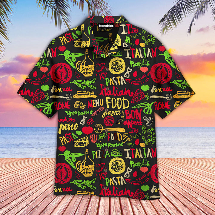 Italian Food Hawaiian Shirt | For Men & Women | HW2387-BehighStyle