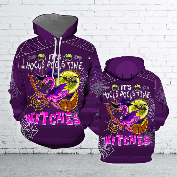 It's Hocus Pocus Time Flamengo Withches Halloween 3D All Over Print | Adult | HP1809