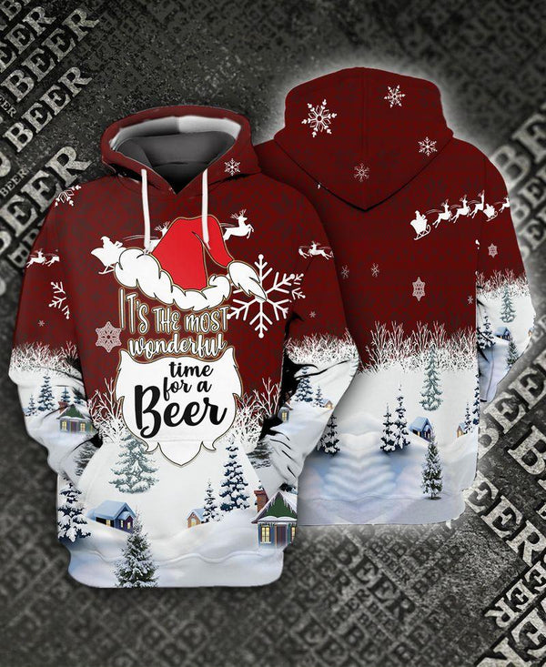 It's The Most Wonderful Time For A Beer 3D All Over Print | For Men & Women | Adult | HP1293-BehighStyle