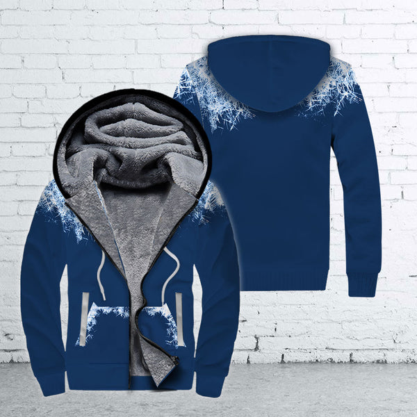 Jack Frost Christmas Fleece Zip Hoodie All Over Print | FZ256