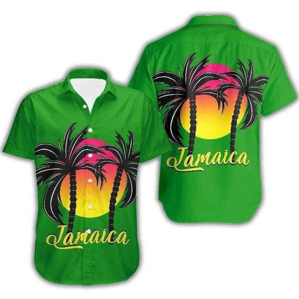 Jamaica Coconut Tree Hawaiian Shirt | HW2977