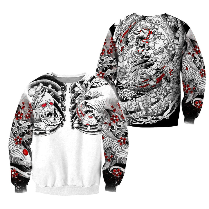 Japan Art Tattoo 3D All Over Print | For Men & Women | Adult | HO4238-BehighStyle