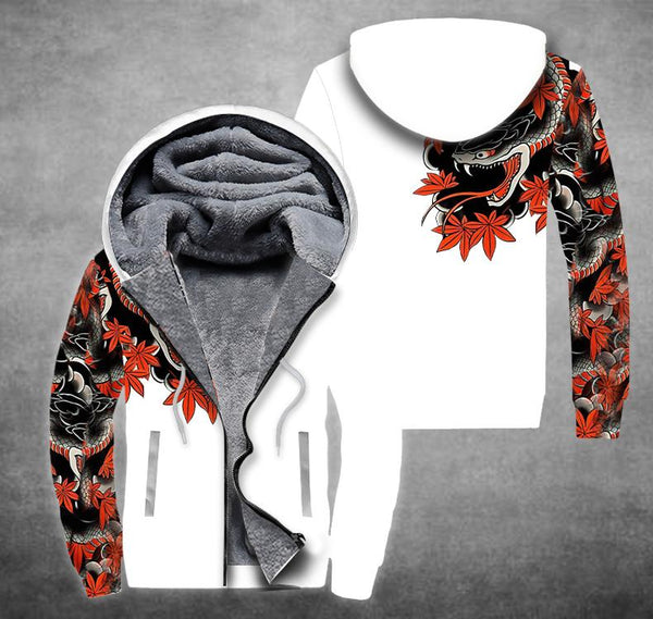Japan Culture Fleece Zip Hoodie All Over Print | FZ617