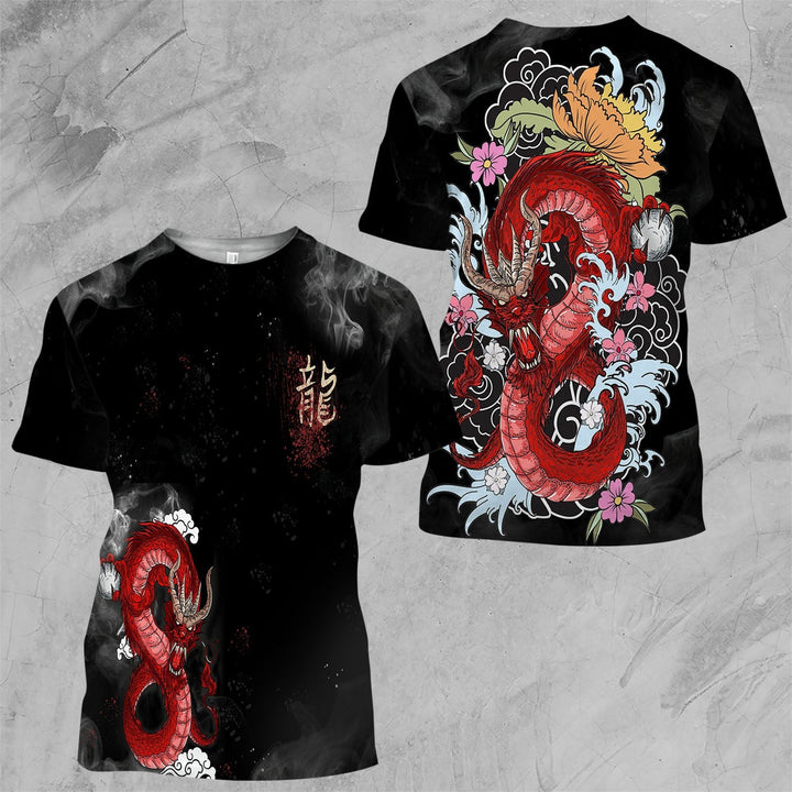 Japanese Dragon 3D All Over Print | For Men & Women | Adult | HP631-BehighStyle