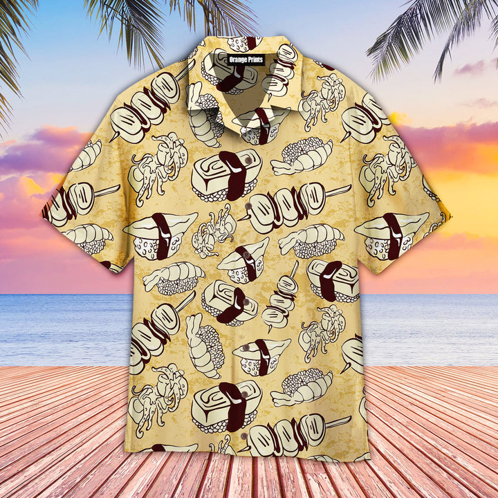 Japanese Food Pattern Hawaiian Shirt | For Men & Women | HW2257-BehighStyle