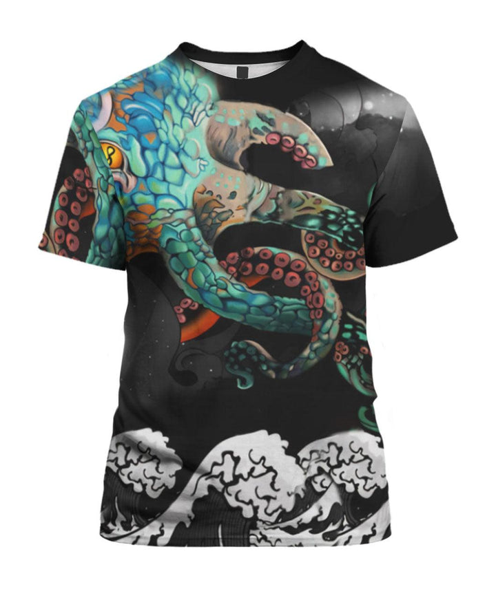 Japanese Octopus Irezumi 3D All Over Print | For Men & Women | Adult | HP1626-BehighStyle