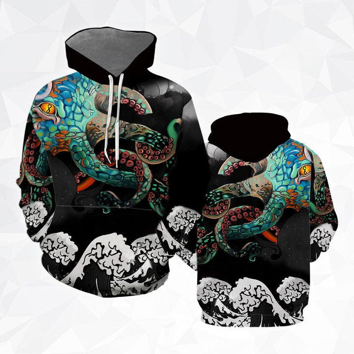 Japanese Octopus Irezumi 3D All Over Print | For Men & Women | Adult | HP1626-BehighStyle