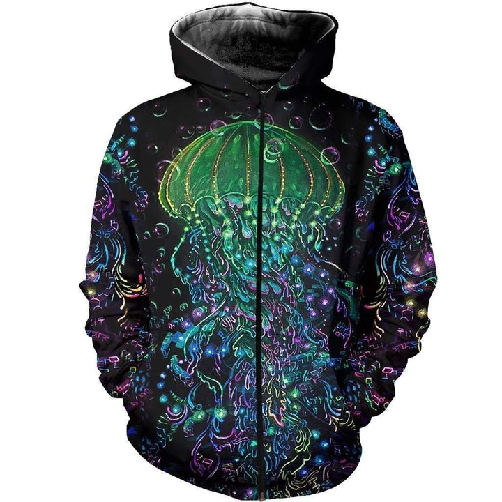 Jellyfish Psychedelic 3D All Over Print | For Men & Women | Adult | HT2637-BehighStyle