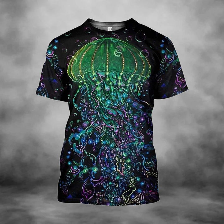 Jellyfish Psychedelic 3D All Over Print | For Men & Women | Adult | HT2637-BehighStyle