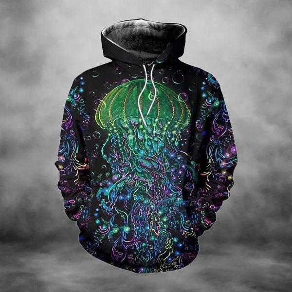 Jellyfish Psychedelic 3D All Over Print | For Men & Women | Adult | HT2637-BehighStyle