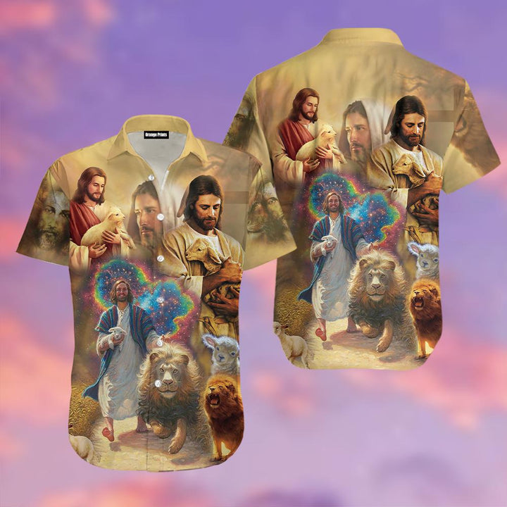 Jesus 3D Hawaiian Shirt | For Men & Women | Jesus 3D-BehighStyle