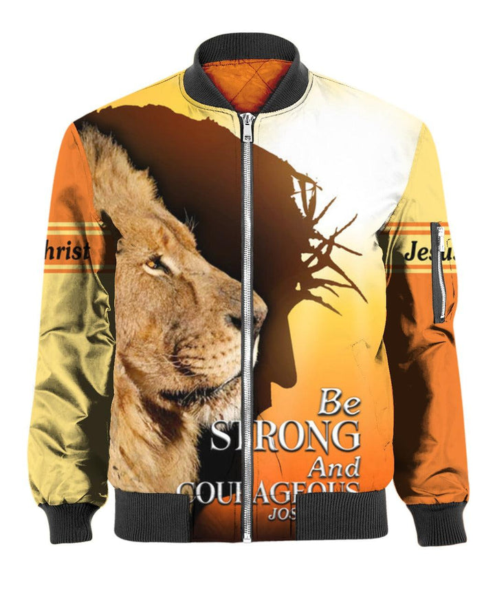 Jesus Be Strong And Courageous 3D All Over Print | For Men & Women | Adult | HP1643-BehighStyle