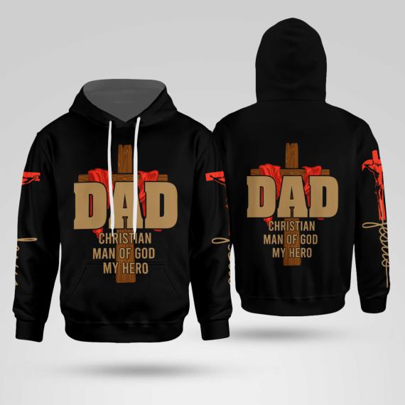 Jesus Dad Christian Man Of God 3D All Over Print | For Men & Women | Adult | HP1311-BehighStyle