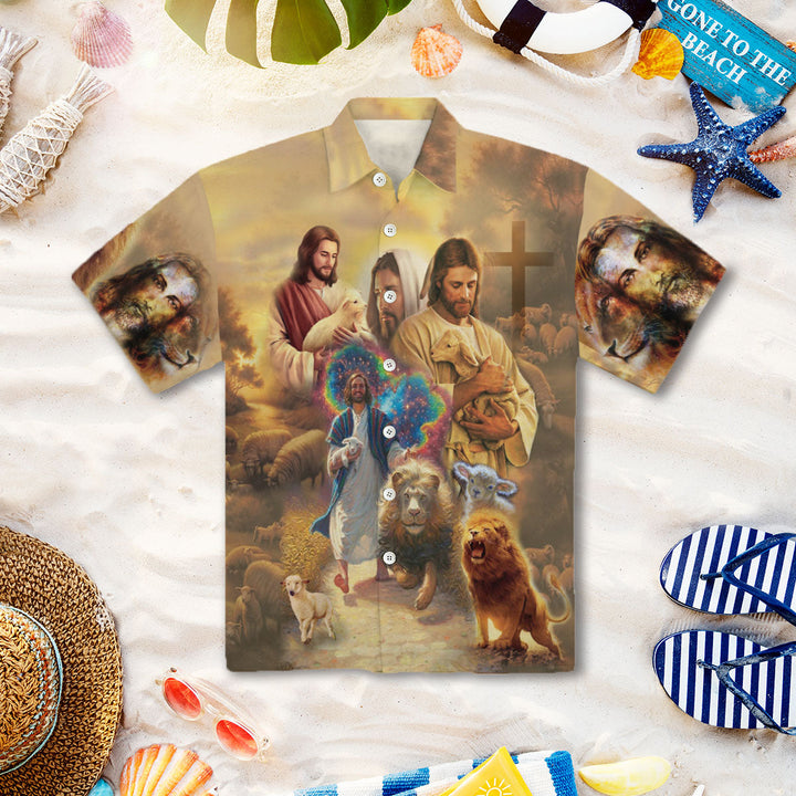 Jesus Hawaiian Shirt | For Men & Women | HW2202-BehighStyle