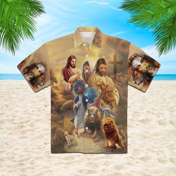 Jesus Hawaiian Shirt | For Men & Women | HW2202-BehighStyle