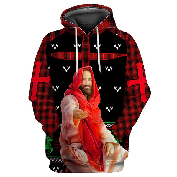 Jesus Premium Christmas 3D All Over Print | Adult | HP2571