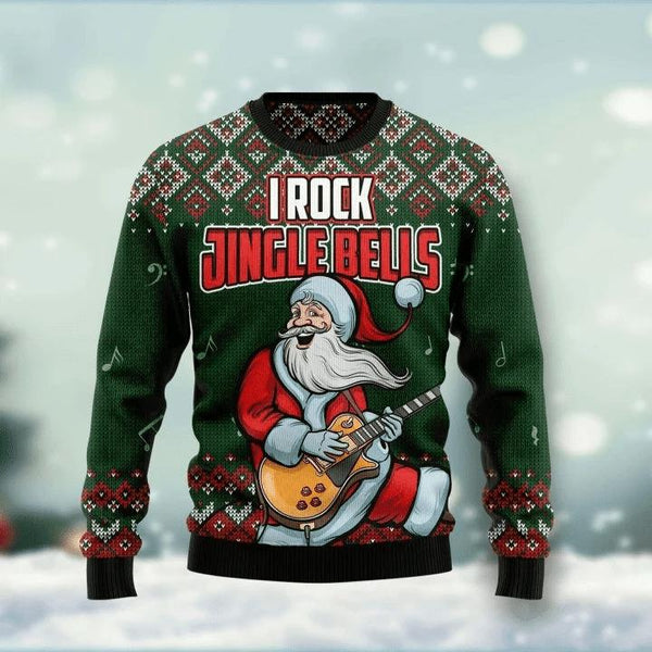 Jingle Bell Rock Ugly Christmas Sweater | Adult | US2392