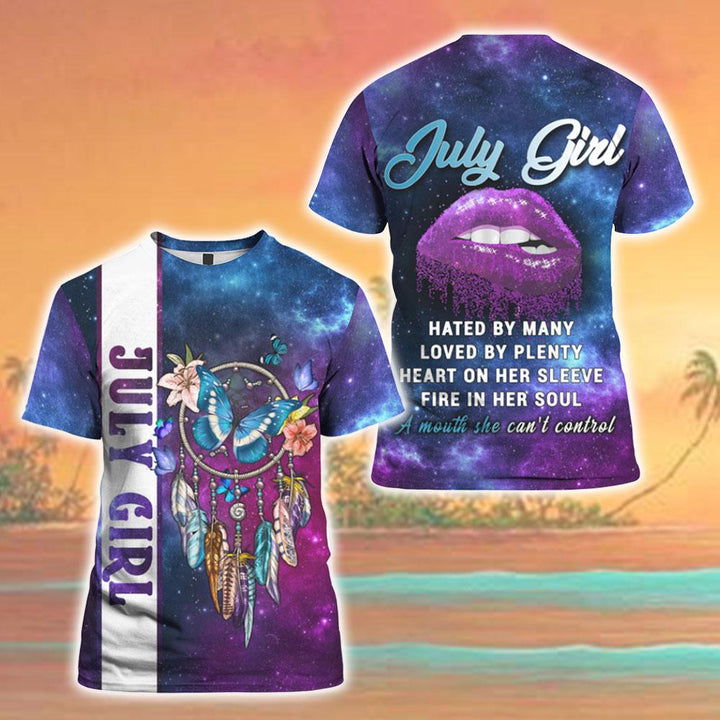 July Girl 3D All Over Print | For Men & Women | Adult | HT81617-BehighStyle