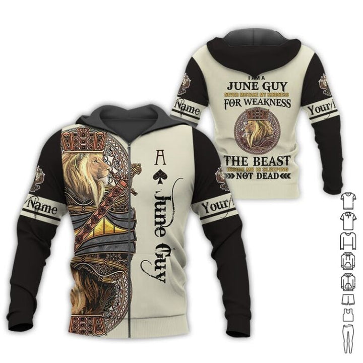 June Guy Custom Name 3D All Over Print | For Men & Women | Adult | CN133-BehighStyle