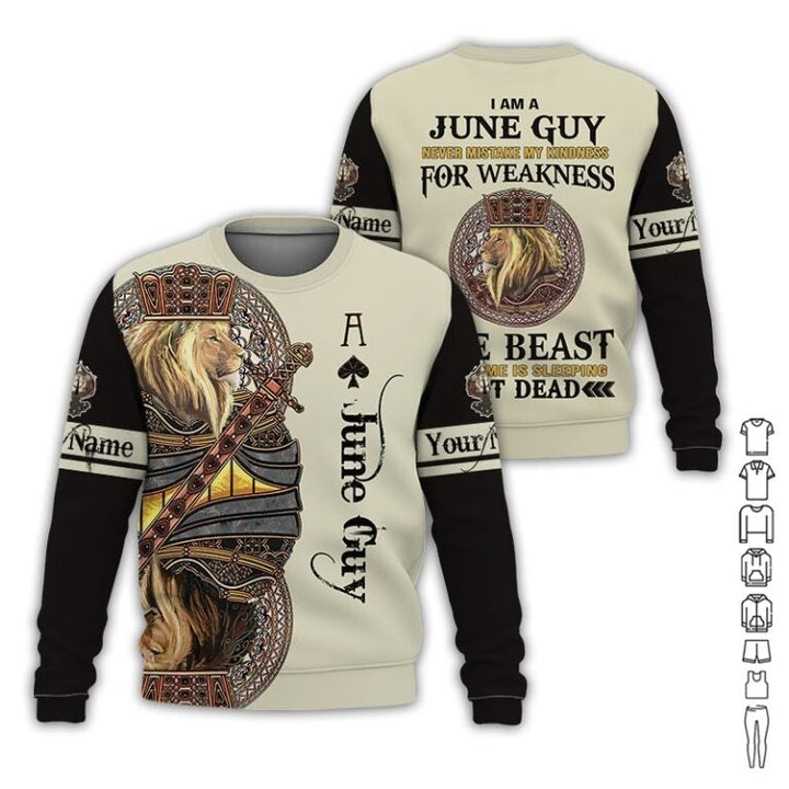 June Guy Custom Name 3D All Over Print | For Men & Women | Adult | CN133-BehighStyle