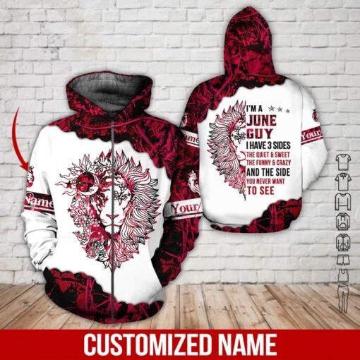 June Guy Custom Name 3D All Over Print | For Men & Women | Adult | CN134-BehighStyle