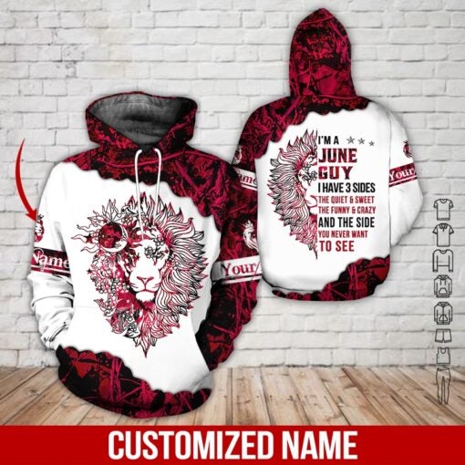 June Guy Custom Name 3D All Over Print | For Men & Women | Adult | CN134-BehighStyle