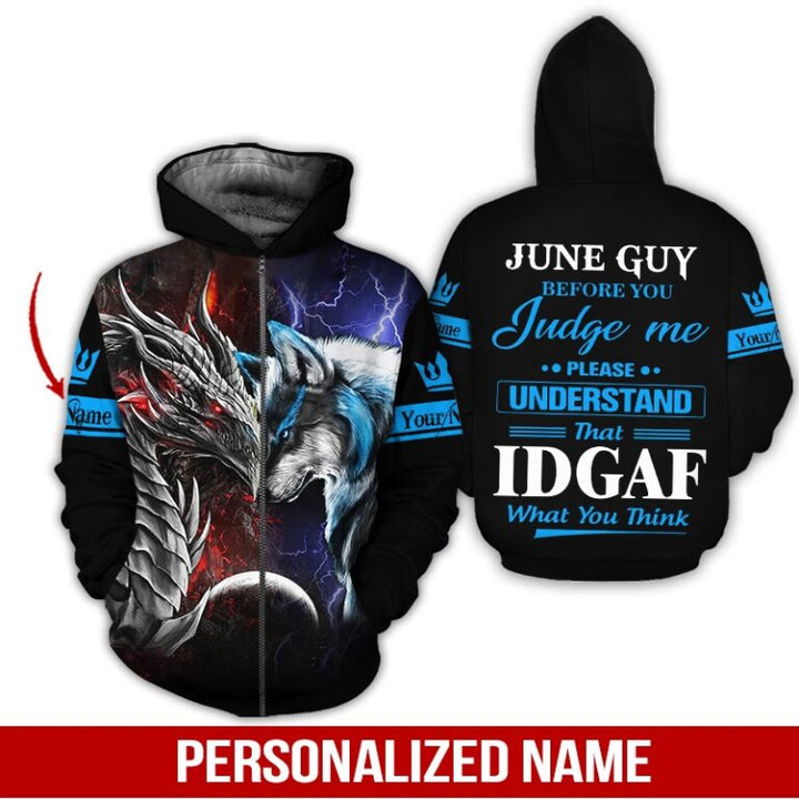 June Guy Custom Name 3D All Over Print | For Men & Women | Adult | CN3557-BehighStyle