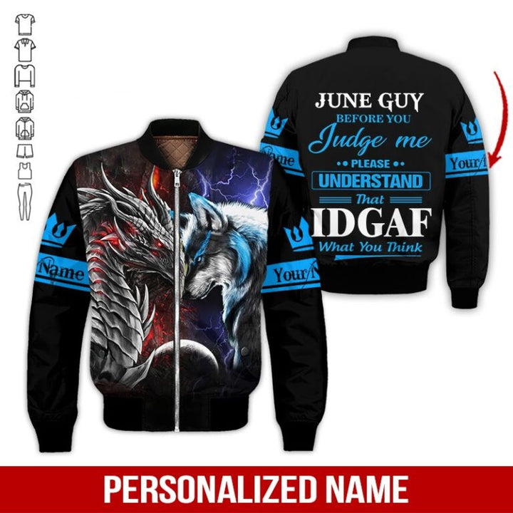 June Guy Custom Name 3D All Over Print | For Men & Women | Adult | CN3557-BehighStyle