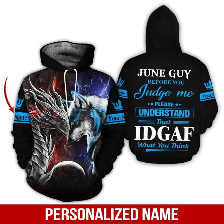 June Guy Custom Name 3D All Over Print | For Men & Women | Adult | CN3557-BehighStyle