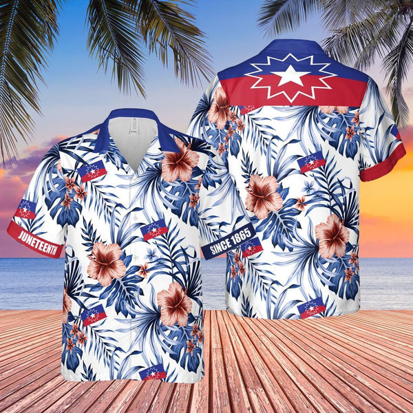 Juneteenth White Unique Design Hawaiian Shirt | For Men & Women | HW1305-BehighStyle