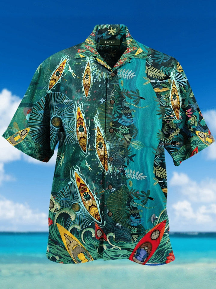 Kayak Hawaiian Shirt | For Men & Women | HW2427-BehighStyle