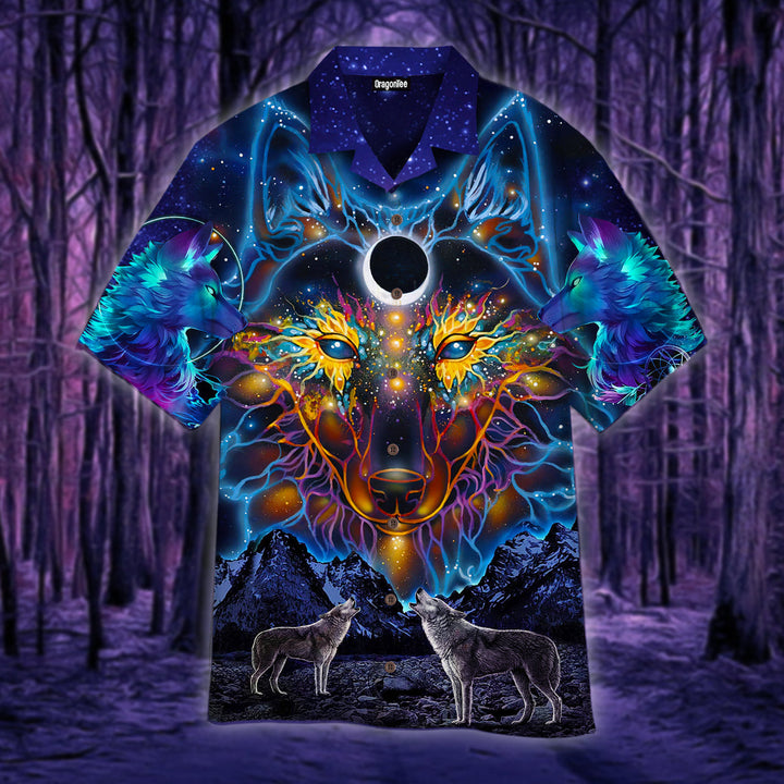 King Of Native Wolf Hawaiian Shirt | For Men & Women | HW1858-BehighStyle