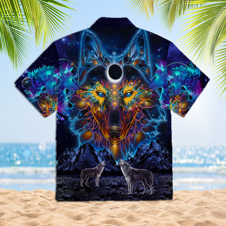 King Of Native Wolf Hawaiian Shirt | For Men & Women | HW1858-BehighStyle