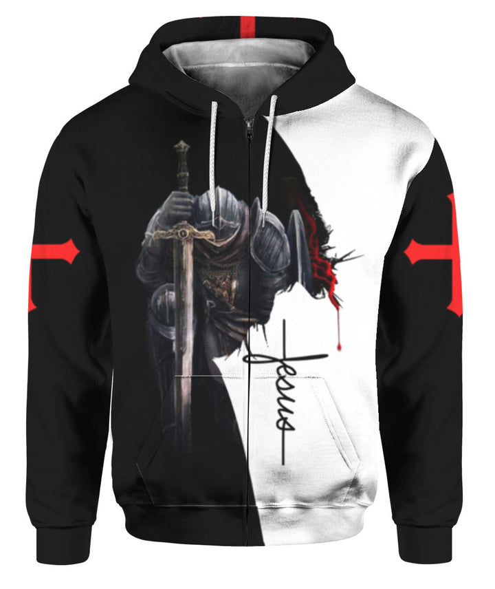 Knight God Jesus 3D All Over Print | For Men & Women | Adult | HP1575-BehighStyle