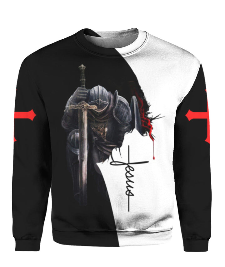 Knight God Jesus 3D All Over Print | For Men & Women | Adult | HP1575-BehighStyle