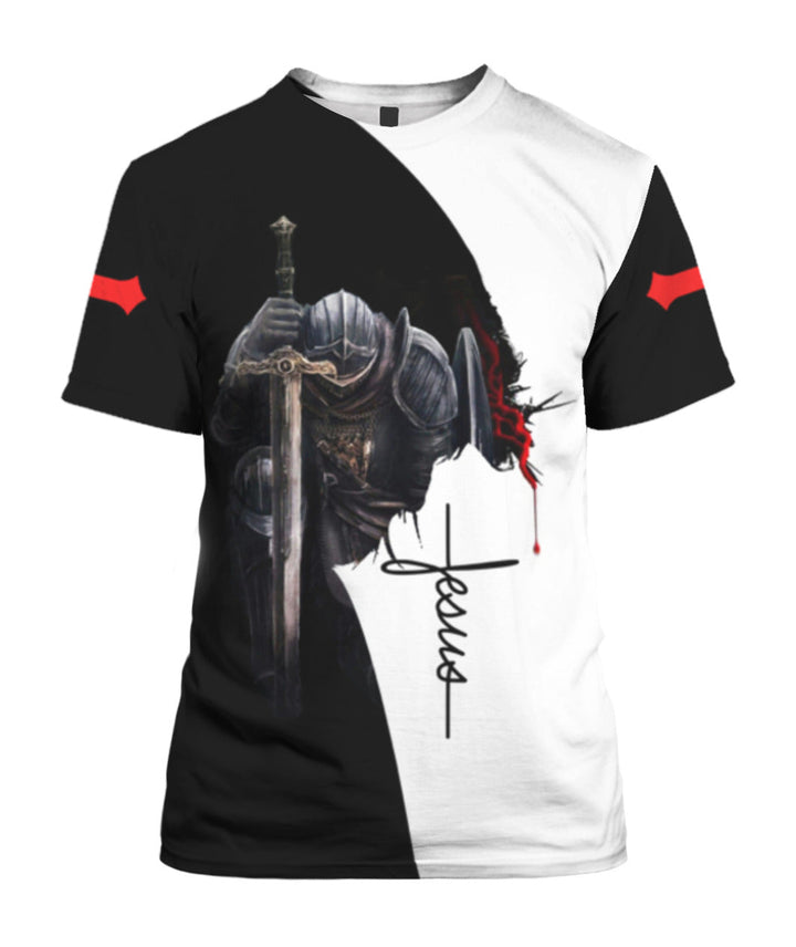 Knight God Jesus 3D All Over Print | For Men & Women | Adult | HP1575-BehighStyle