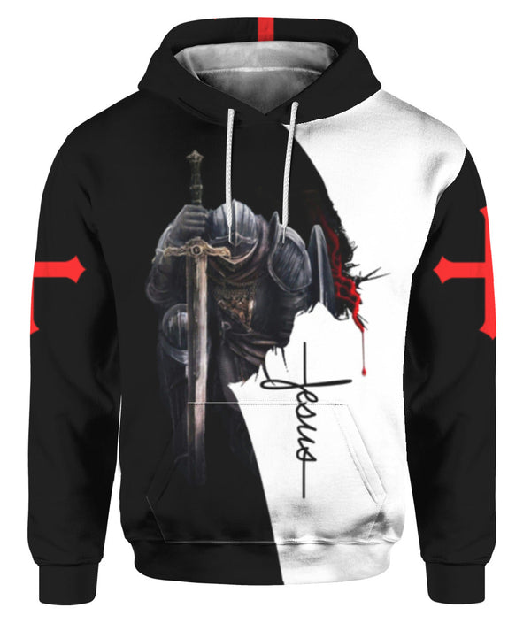 Knight God Jesus 3D All Over Print | For Men & Women | Adult | HP1575-BehighStyle