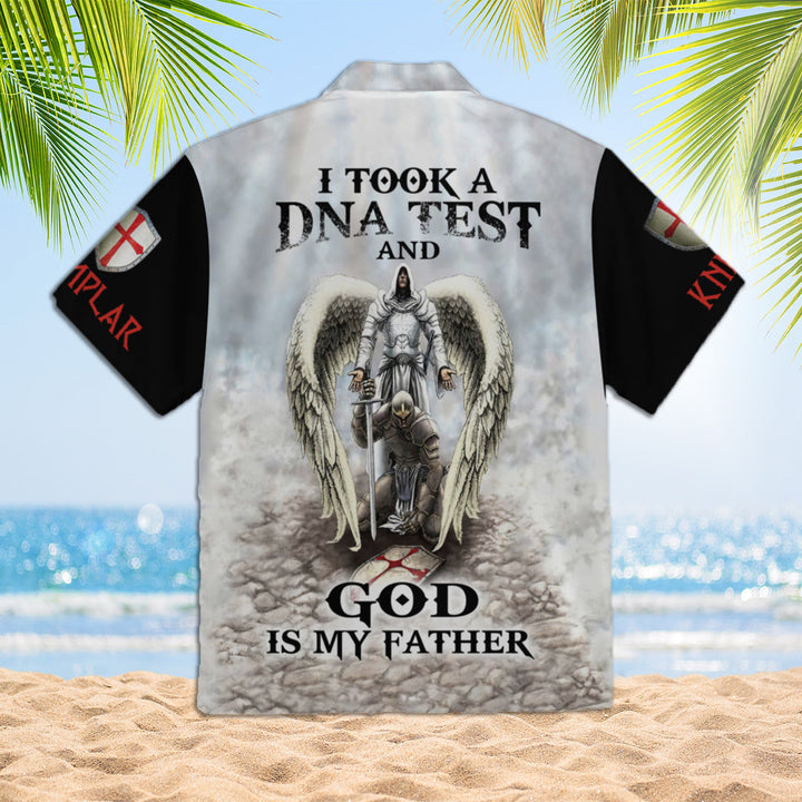 Knight Templar Took A DNA Test God Is My Father Hawaiian Shirt | For Men & Women | HW364-BehighStyle