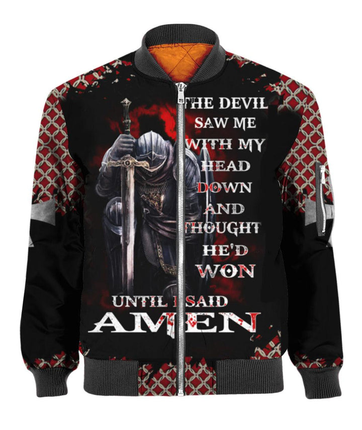 Knight Templar Until I Said Amen 3D All Over Print | For Men & Women | Adult | HP1610-BehighStyle