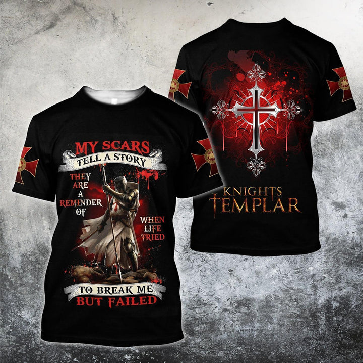 Knights Templar 3D All Over Print | For Men & Women | Adult | HO5950-BehighStyle