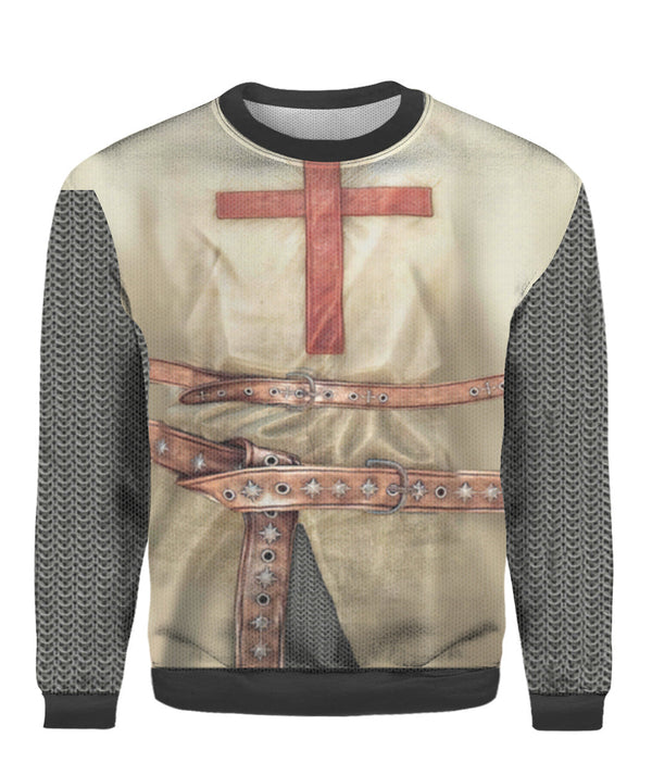 Knights Templar Armor Ugly Christmas Sweater | For Men & Women | UH2040